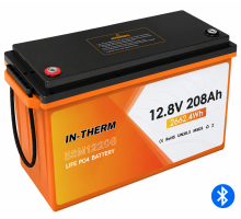 Акумулятор IN-THERM/BLUESUN 12 V 208 Ah з Bluetooth